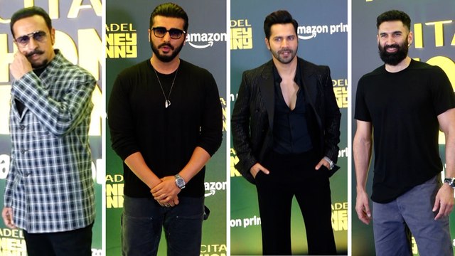 Varun Dhawan, Arjun Kapoor, Aditya Roy & Other Bollywood Stars At CITADEL Honey Bunny Screening Event