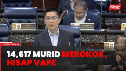 14,617 murid dikesan merokok dan hisap vape
