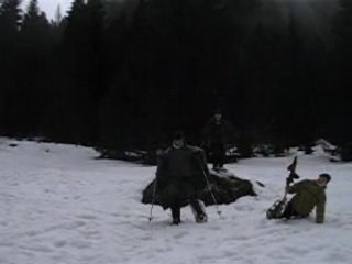 Petit saut en raquettes