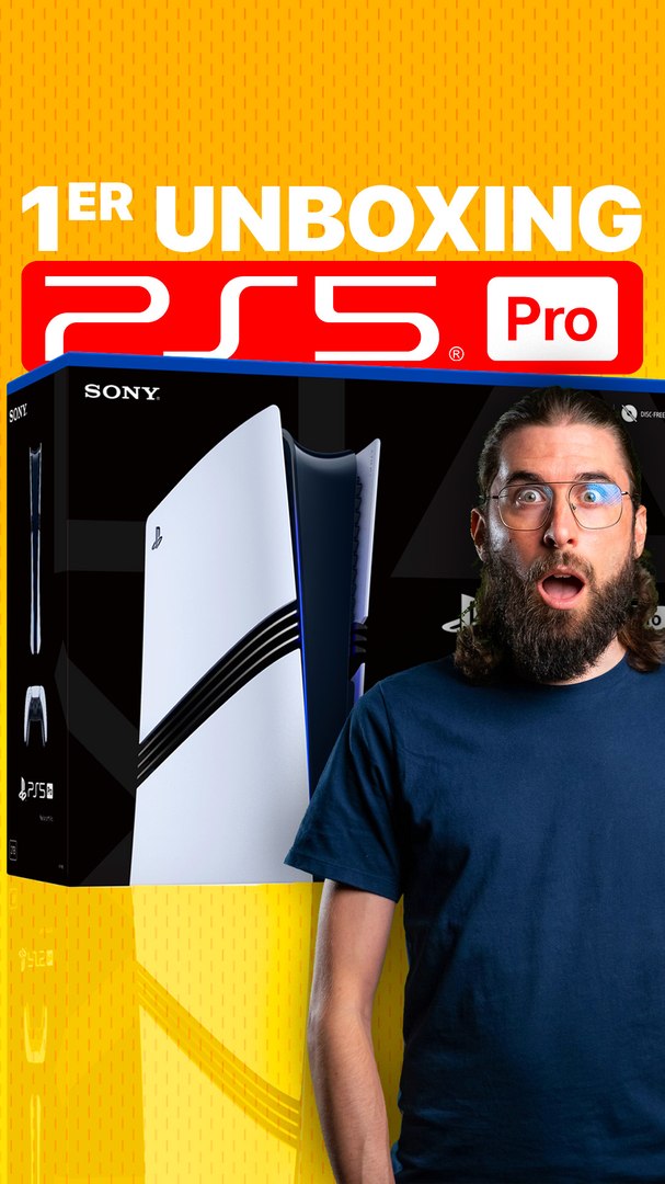 ⁣1ER UNBOXING PS5 PRO
