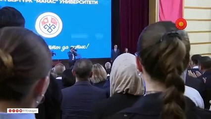 Cumhurbaşkanı Erdoğan'dan Kırgızistan'da açıklamalarda bulundu