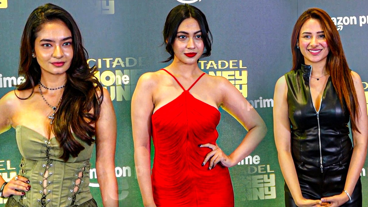 Anushka Sen, Reem Shaikh And Mahira Sharma Makes Awestruck Appearance At 'Citadel Honey Bunny' Premiere