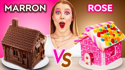 MAISON EN CHOCOLAT  Défi Bonbon Sucré & Idées de Décoration Alimentaire Amusantes par 123 GO