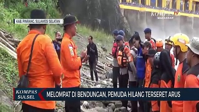 Melompat Di Bendungan, Pemuda Hilang Terseret Arus