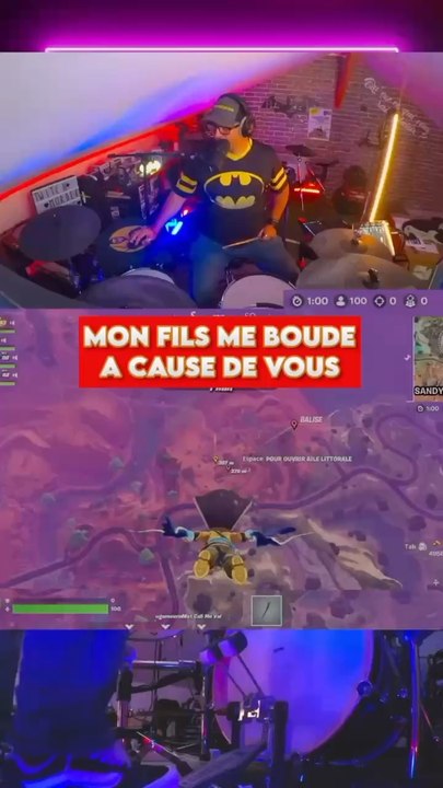 Mon fils boude a cause de vous