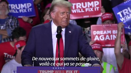 Trump promet de "mener l'Amérique et le monde" vers "de nouveaux sommets"