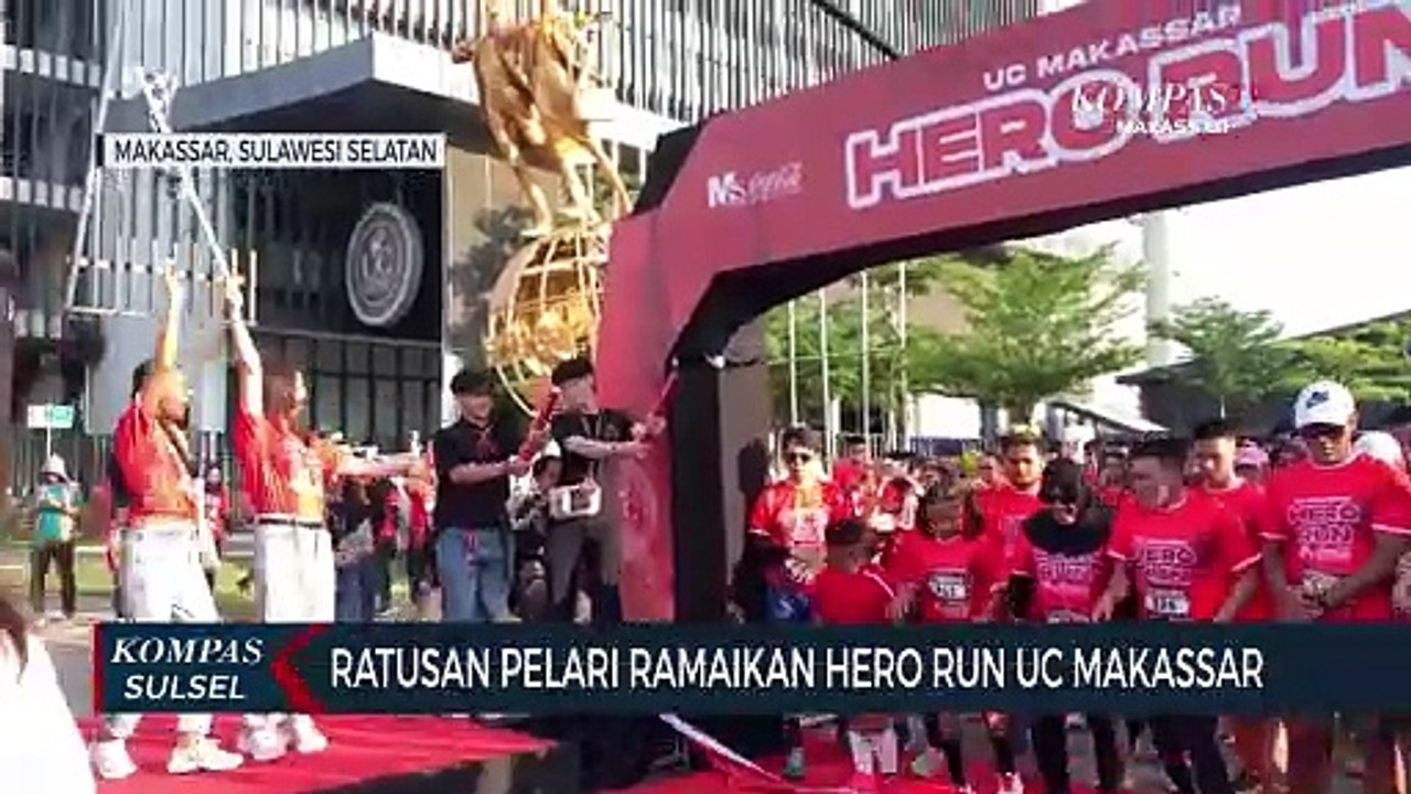 Ratusan Pelari Ramaikan Hero RUN UC Makassar