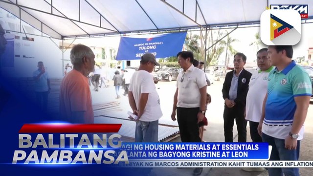 DHSUD, namahagi ng housing materials at essentials sa mga nasalanta ng Bagyong #KristinePH at #LeonPH