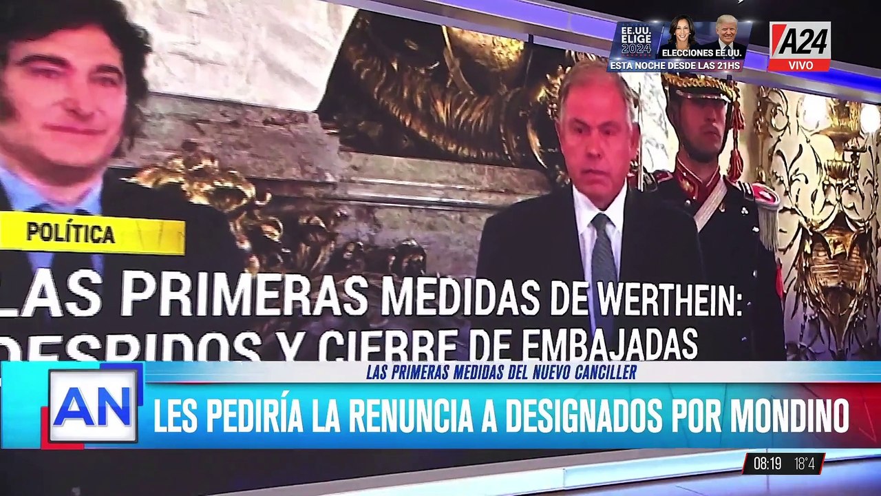Las primeras medidas del nuevo canciller: avanzará en el cierre de embajadas