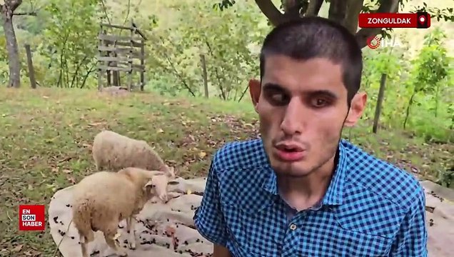 Zonguldak'ta doğuştan görme engelli genç, engelli insanlara umut oldu