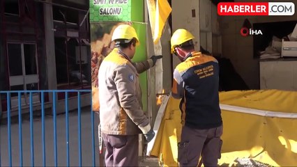 Çorum'daki Doğal Gaz Patlamasında Faciadan Dönüldü