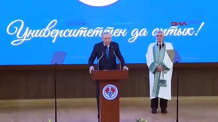 Cumhurbaşkanı Erdoğan: Manas Üniversitesi dostluğumuzun ve kardeşliğimizin en güzel örneklerinden biri - (Video eklendi)