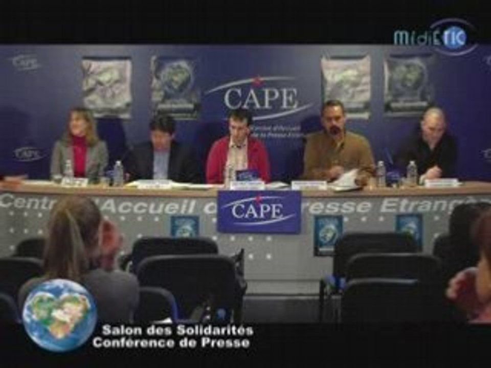 Salon des Solidarités :  Conférence de Presse