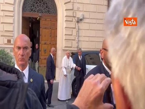 Papa Francesco visita Emma Bonino a casa dopo la malattia