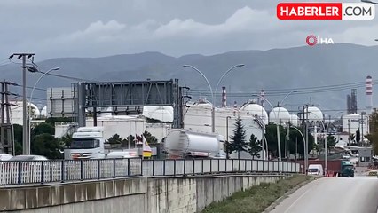 İzmit'te Tüpraş Rafinerisi'nde patlama