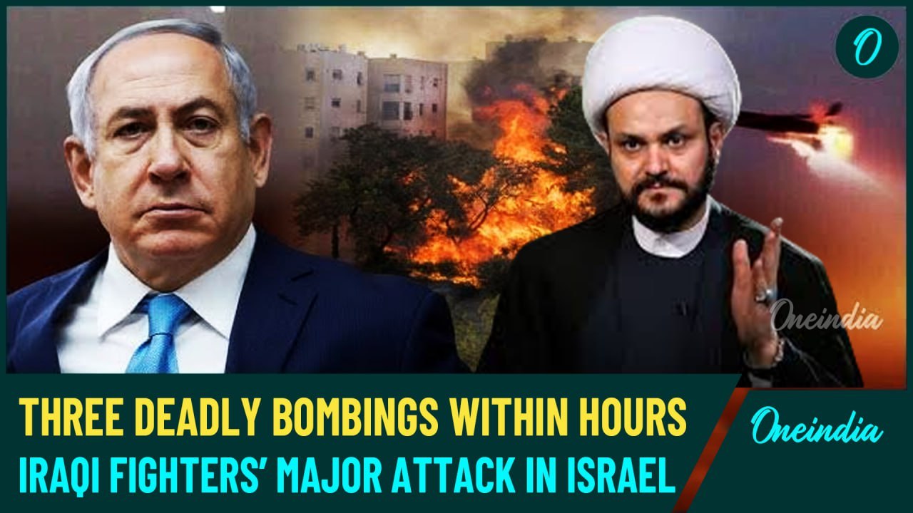 VIDEO | Iraqi Fighters Launch Back-to-Back Attacks in Haifa: Oil Refinery and Tamar Gas Field Bombed