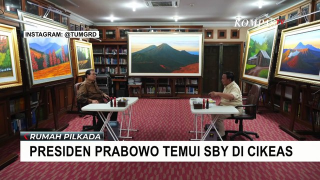 Presiden Prabowo Temui SBY di Cikeas, AHY Klaim Pertemuan Sahabat yang Ingin Berbagi Cerita