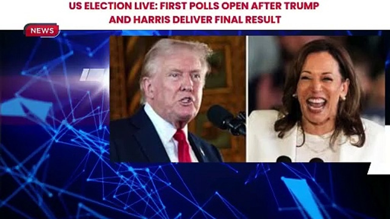 US election live First polls open after Trump and Harris deliver final LIVE: US Election 2024 - First Polls Open | Full Coverage & Results