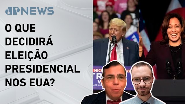 Pesquisa Reuters/Ipsos indica empate técnico entre Trump e Kamala; Marcus e Neitzke comentam
