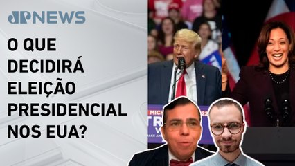 Pesquisa Reuters/Ipsos indica empate técnico entre Trump e Kamala; Marcus e Neitzke comentam