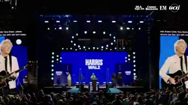 ‘Kamalapalooza’: comício tem shows de Lady Gaga, Bon Jovi e Katy Perry