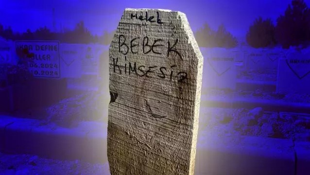 Sivas’ta cesedi bulunan bebeğin mezar tahtasında yürek burkan yazı