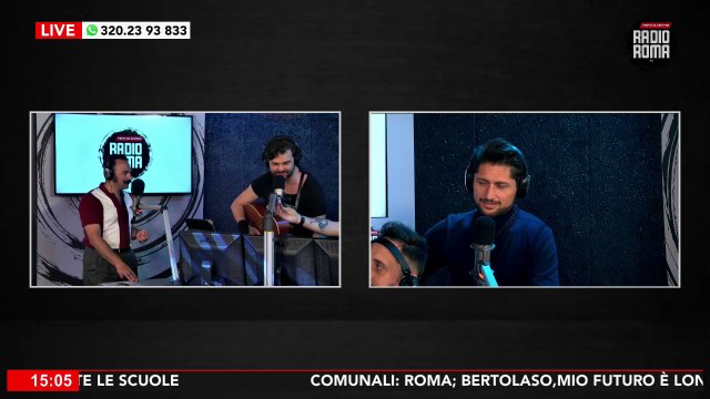 Sarallo Famosi: Lele Sarallo improvvisa Leggero di Ligabue con la chitarra su Radio Roma