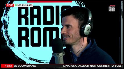 VALERIO MOLINARO OSPITE DA "DRIVE TIME" SU RADIO ROMA