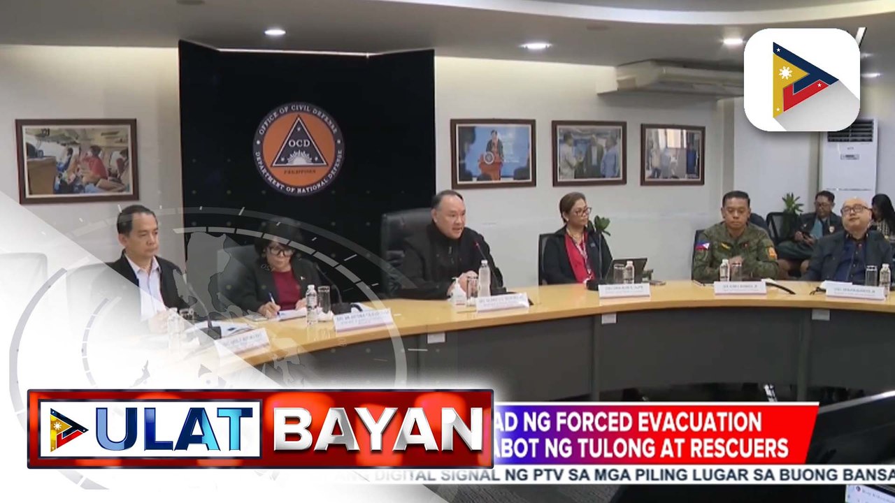 NDRRMC, iginiit ang kahalagahan ng maagap na paghahanda; Forced evacuation sa mga lugar na mahirap maabot ng tulong at rescuers, ipinag-utos sa harap ng banta ng Bagyong #MarcePH