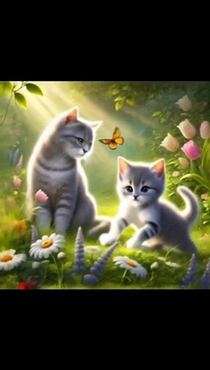 BEDTIME STORIES Kitty is lost in the woods will she ever reach home(360P)