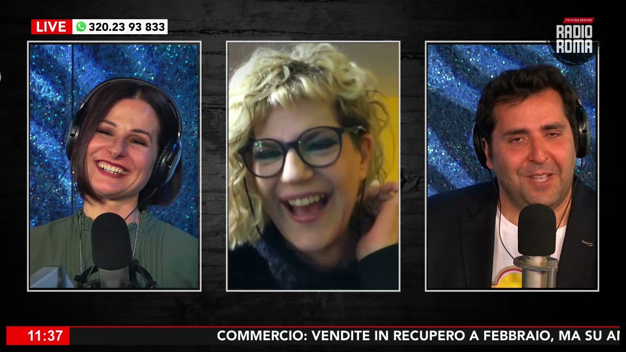 MANUELA VILLA OSPITE DE "I PERROLLAS" SU RADIO ROMA