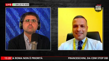 GIUSEPPE CASU DIRETTORE COLDIRETTI LAZIO OSPITE A "ROMA DI GIORNO"