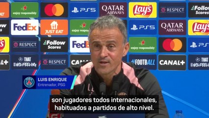 Luis Enrique: "No tengo ninguna duda de que el Atlético de Madrid va a competir"