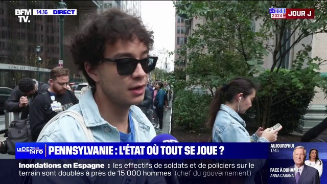 Il y a beaucoup d'incertitudes : cet électeur de Pennsylvanie se dit stressé par le résultat des élections américaines