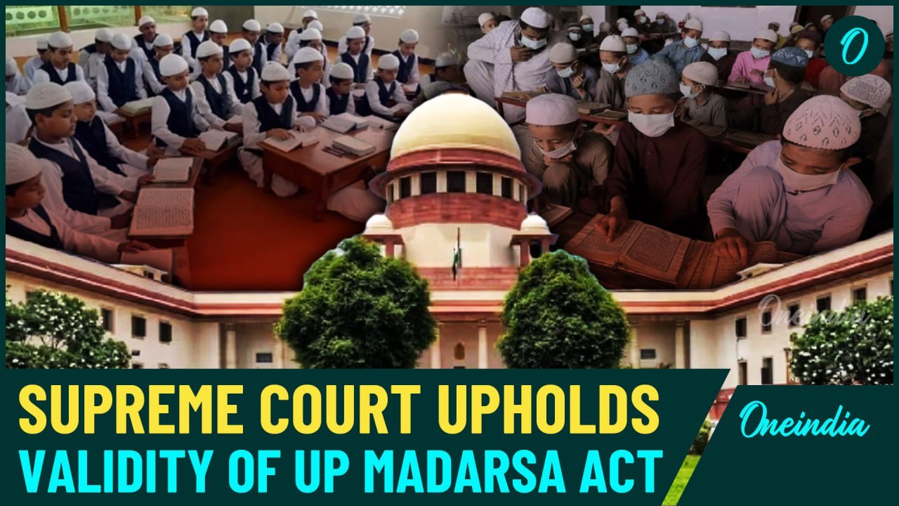 SC Upholds UP Madarsa Education Act, Overturns Allahabad HC Verdict