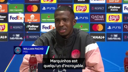 Pacho : "Marquinhos est quelqu'un d'incroyable"
