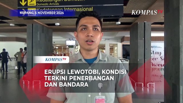 Gunung Lewotobi Laki-laki Erupsi, Begini Informasi Terbaru Bandara El Tari dan Penerbangan NTT