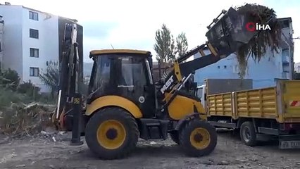 Bursa Gemlik’te boş arsalar temizleniyor