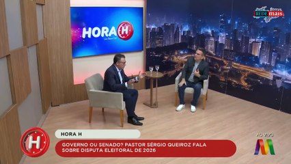 Na Hora H, da TV Manaíra, Sérgio Queiroz revela desejo pelo Senado e aposta em “mistério das 2 vagas”
