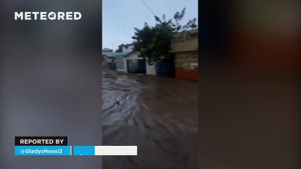Torrential rains cause severe flooding in Valverde, Dominican Republic