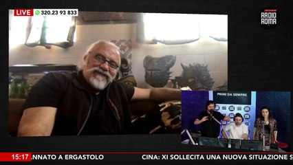 Sergio Stivaletti ospite di Sarallo Famosi su Radio Roma
