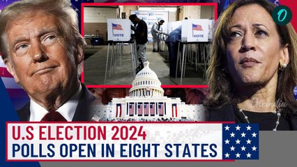 Harris Vs Trump | Polling Opens in Eight U.S States, Tension Builds as Election Day Unfolds
