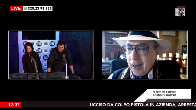 IL CAFFE' CON IL MAESTRO PINGITORE DA I PERROLLAS SU RADIO ROMA