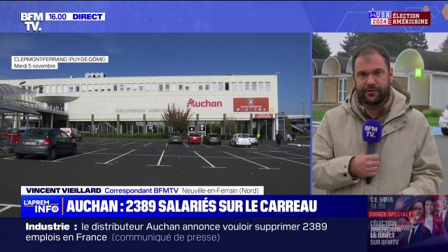 Plan social chez Auchan: Les salariés depuis la création d'Auchan n'ont jamais démérité , estime Gérald Villeroy, délégué CGT-Auchan Retail France