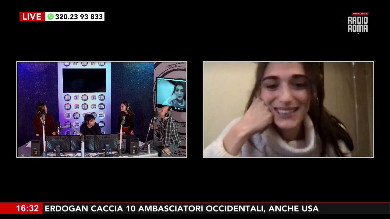 Pilar Fogliati ospite a Radio Roma Magazine su Radio Roma