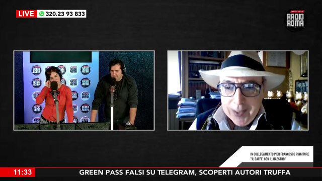 IL CAFFE' CON IL MAESTRO PINGITORE DA I PERROLLAS SU RADIO ROMA