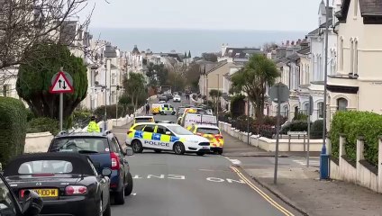 Second video of police at the scene on Murrays Road, Douglas