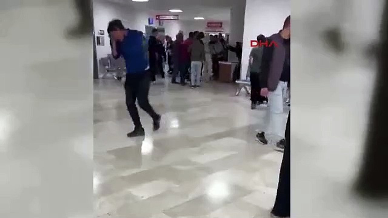 Devlet hastanesinde polis ve güvenlik görevlilerine saldırı: 9 gözaltı