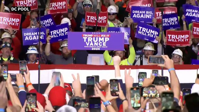 Trump promet de mener l'Amérique et le monde vers de nouveaux sommets