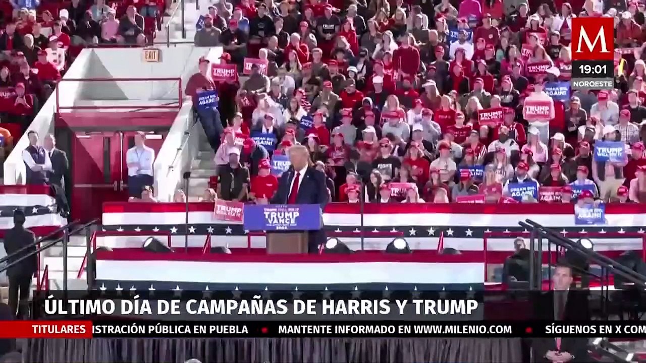 Kamala Harris y Donald Trump cierran sus campañas presidenciales. Pedro Gamboa, 04 de noviembre 2024
